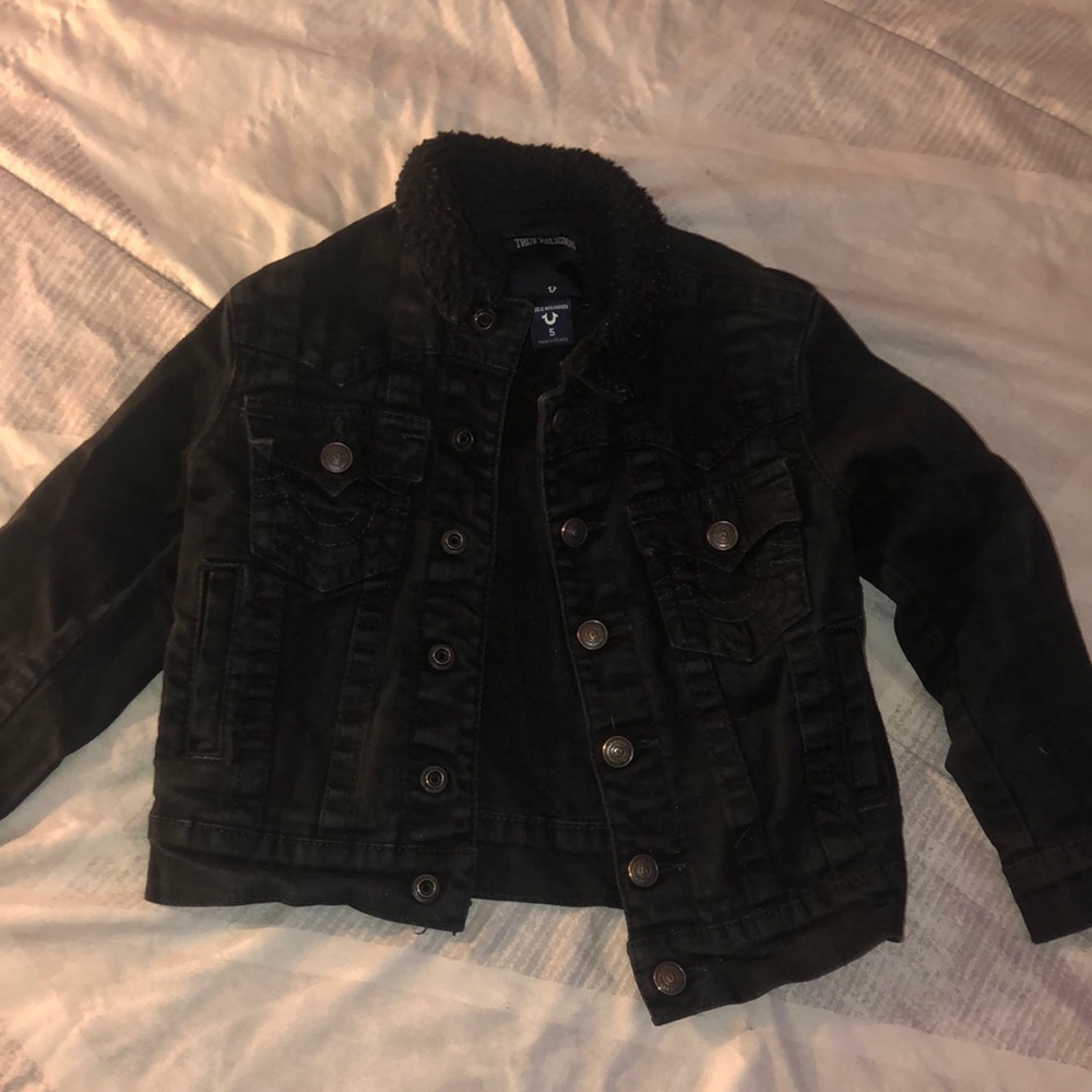 Black jean jacket